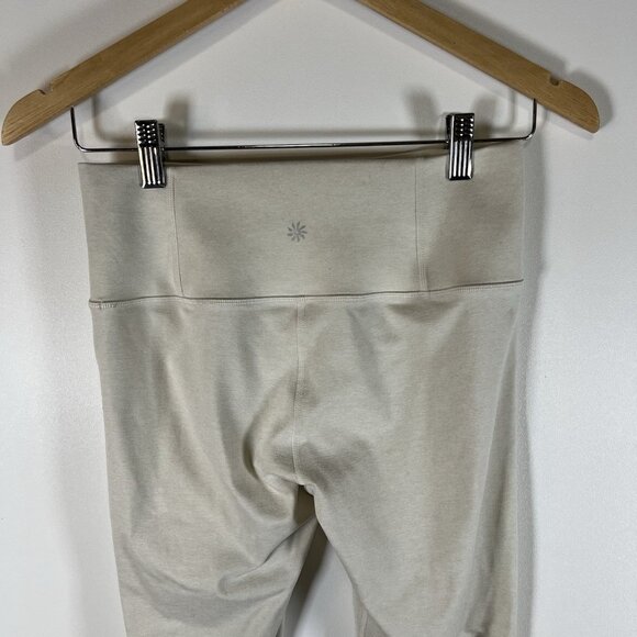Athleta Softluxe Tight legging Silver Cloud/Cream Size Medium Yoga Athleisure - Picture 5 of 7